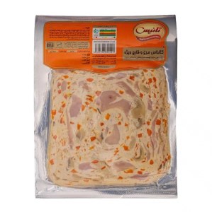 وکیوم مرغ و قارچ 60 درصد 200گرم تانیس