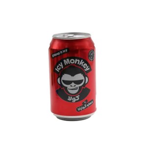 نوشابه گاز دار ایسی مانکی با طعم کولا قوطی 350