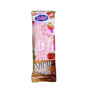 بستنی شیری توت فرنگی میهن