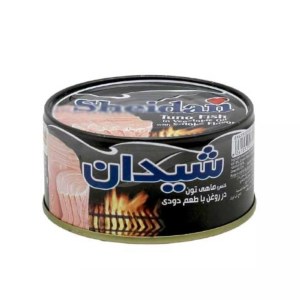 تن ماهی دودی 180 گرم شیدان