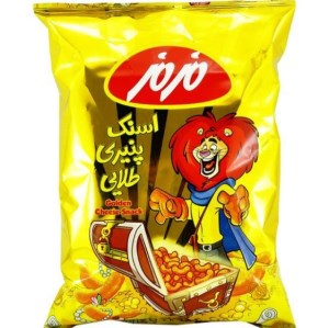 اسنک طلایی پنیری الفانت مزمز 230گرم