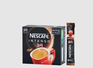 پودر قهوه فوری1*3 اینتنسو نستله بسته 20 عددی
