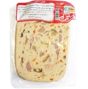 کالباس قارچ و مرغ وکیوم سوگل