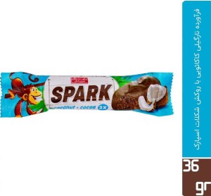 اسپارک نارگیل کاکائو با روکش شکلات 36 گرم شیرین عسل
