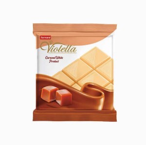 تابلت ویولتا سفید کاراملی 55گرم فرمند