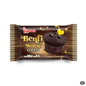 کیک بنفی شکلاتی50گرم درنا