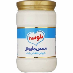 سس مایونز طلایی شیشه 850گرم دلوسه