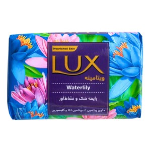 صابون ویتامینه لوکس با رایحه گل نیلوفر آبی 90 گرمی لوکس